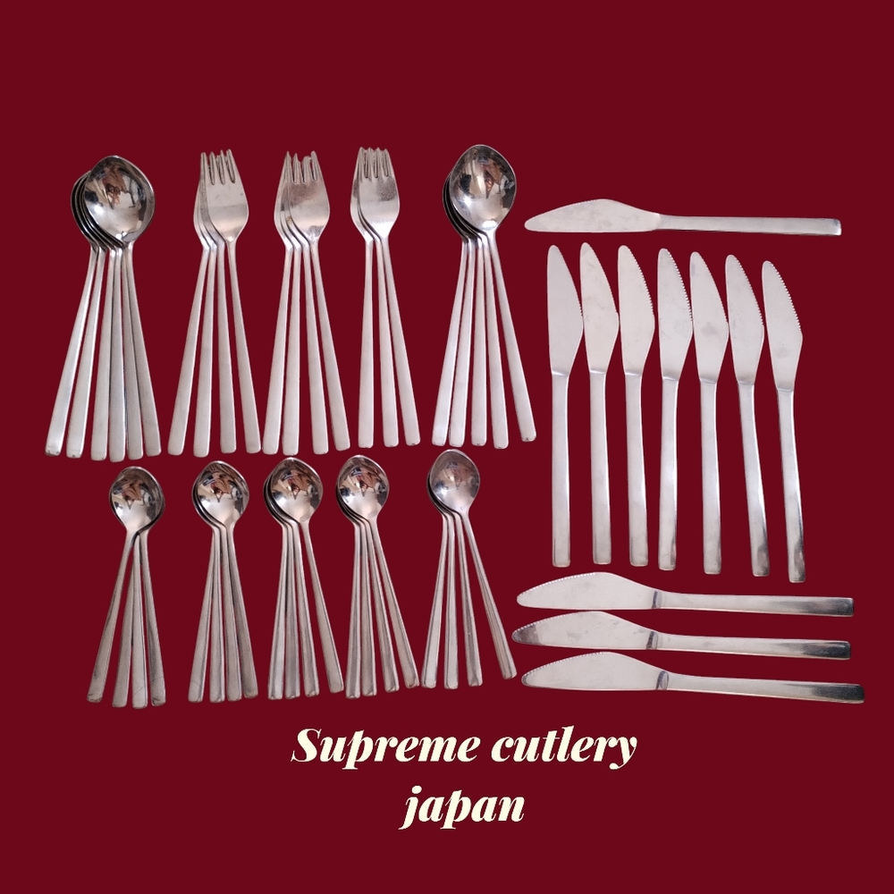 Supreme cutlery Japan stainless steel lots, 53